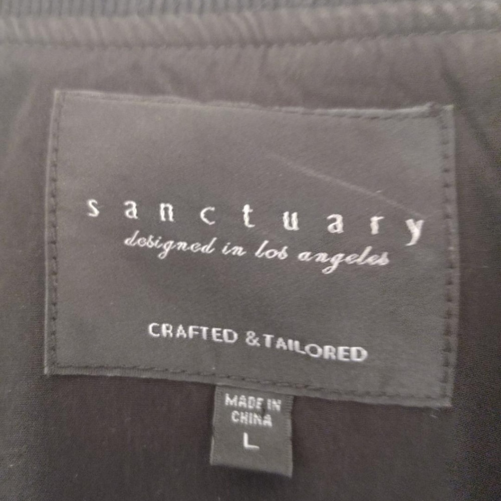 Red and Black Checker Bomber Jacket By "Sanctuary" - Picture 7 of 7